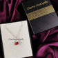 Raw Carnelian Necklace | Layering Charm Pendant Silver Plated Jewelry