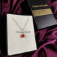 Raw Carnelian Necklace | Layering Charm Pendant Silver Plated Jewelry