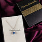 Raw Blue Opal Necklace | Minimalist Raw Gemstone Electroplated Jewelry