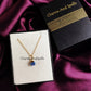 Rough Blue Opal Necklace | Charms Gold Plated Electroplated Jewelry