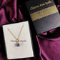 Rough Blue Opal Necklace | Charms Gold Plated Electroplated Jewelry