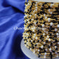 1 Feet Chain, Black Onyx Rosary Chain, 14K Gold Plated Pearl Wire Wrap Chain, Rondelle Rosary, Rosary Chain For Making Jewelry, Black Chain - Charms And Spells