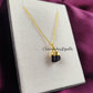 Raw Black Tourmaline Necklace | Natural Rough Crystal Pendant Jewelry