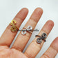 Handmade Wire Wrapped Ring, Adjustable Ring, Dainty Wire Ring, Stacking Ring, Minimalist Ring, Women Ring, Boho Ring, Midi Ring - Charms And Spells