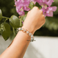 Natural Crystal Gemstone Beads Bracelet, Handmade Men Women Stretchy Bracelet, Healing Crystal Bracelet, Gemstone Bracelet For Unisex - Charms And Spells