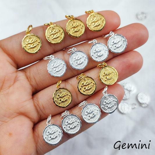 Gemini Necklace, Zodiac Pendant, Astrology Sign Necklace, Zodiac Sign Necklace, Personalized Necklace, Custom Zodiac Necklace - Charms And Spells