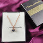 Raw Black Tourmaline Necklace | Rose Gold Plated Grounding Crystal Pendant