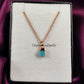 Raw Amazonite Necklace | Natural Gemstone Pendant Dainty Choker Jewelry