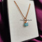 Raw Amazonite Necklace | Natural Gemstone Pendant Dainty Choker Jewelry