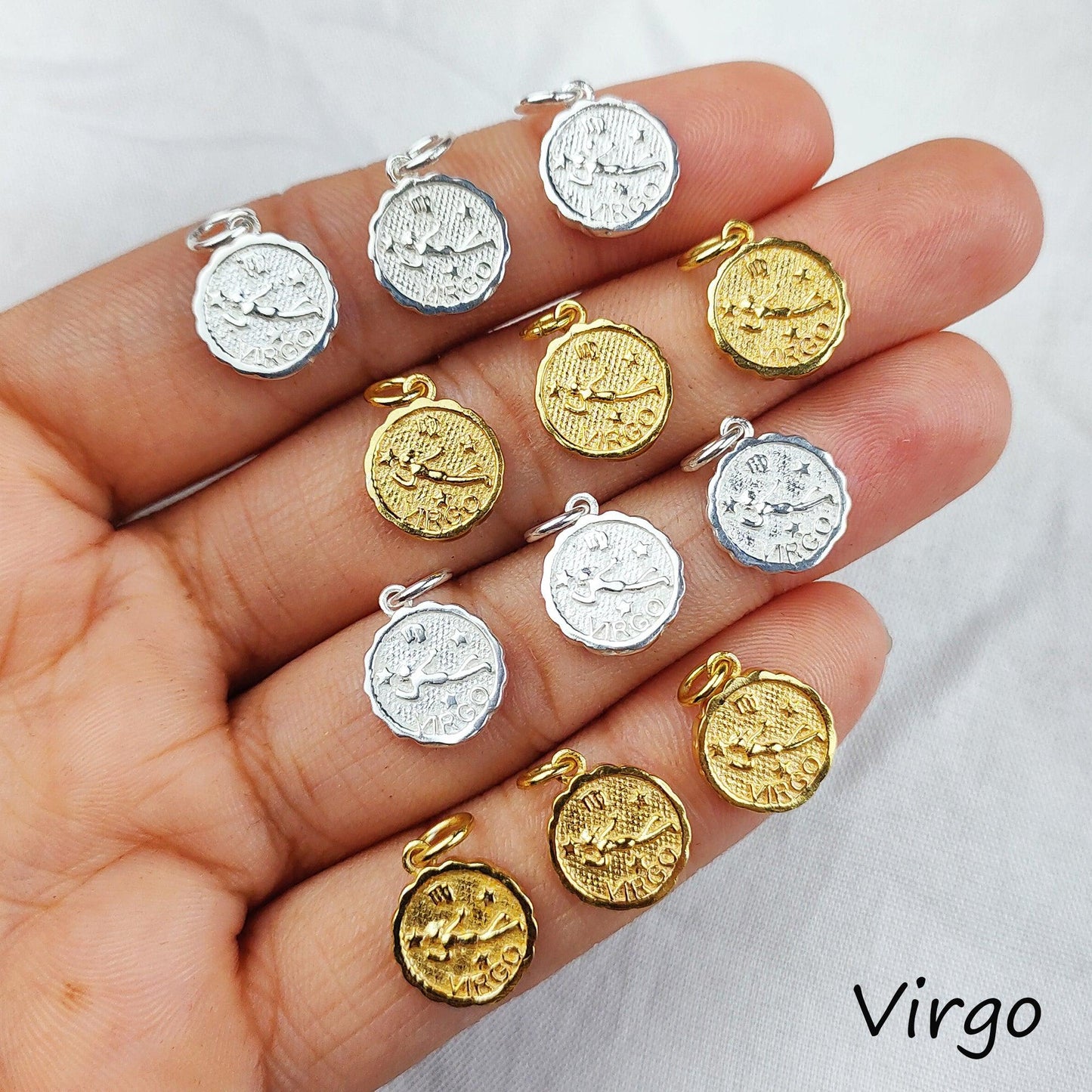 Virgo Necklace, Zodiac Necklace Silver/Gold Plated, Zodiac Jewelry, Personalized Jewelry, Astrology Birthday Gift - Charms And Spells