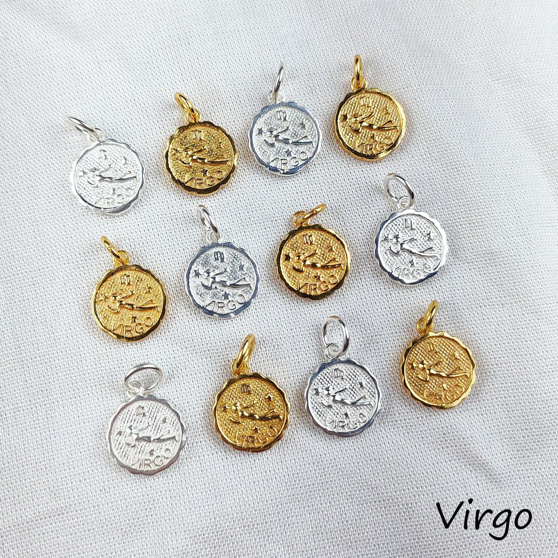 Virgo Necklace, Zodiac Necklace Silver/Gold Plated, Zodiac Jewelry, Personalized Jewelry, Astrology Birthday Gift - Charms And Spells