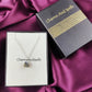 Raw Labradorite Necklace | Natural Gemstone Pendant Silver Plated Chain Jewelry