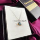 Raw Labradorite Necklace | Natural Gemstone Pendant Silver Plated Chain Jewelry