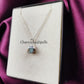 Raw Labradorite Necklace | Natural Gemstone Pendant Silver Plated Chain Jewelry