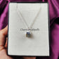 Raw Labradorite Necklace | Rough Crystal Charms Pendant Silver Plated Jewelry