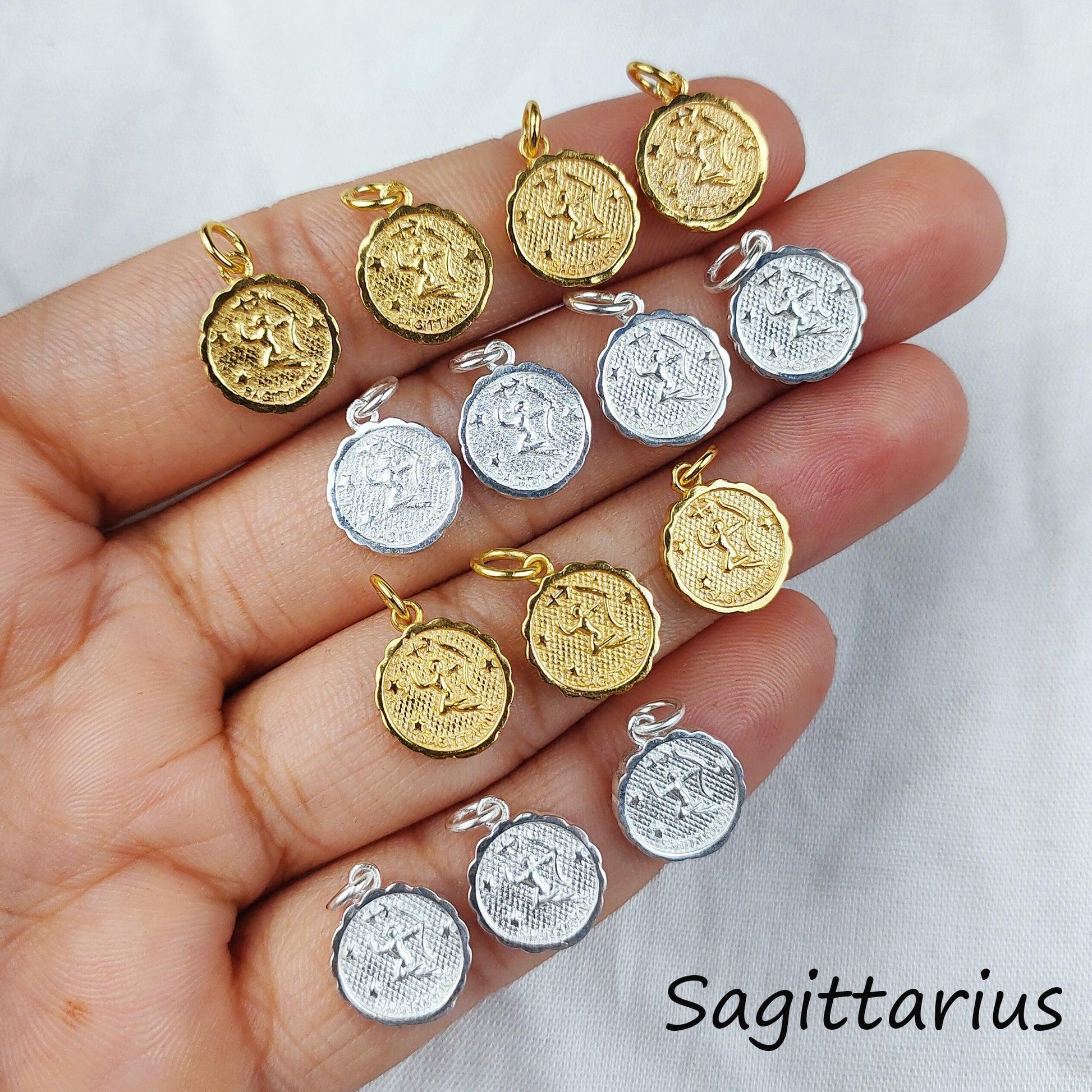 Sagittarius Necklace, Zodiac Pendant, Astrology Sign Necklace, Zodiac Sign Necklace, Personalized Necklace, Custom Zodiac Necklace - Charms And Spells