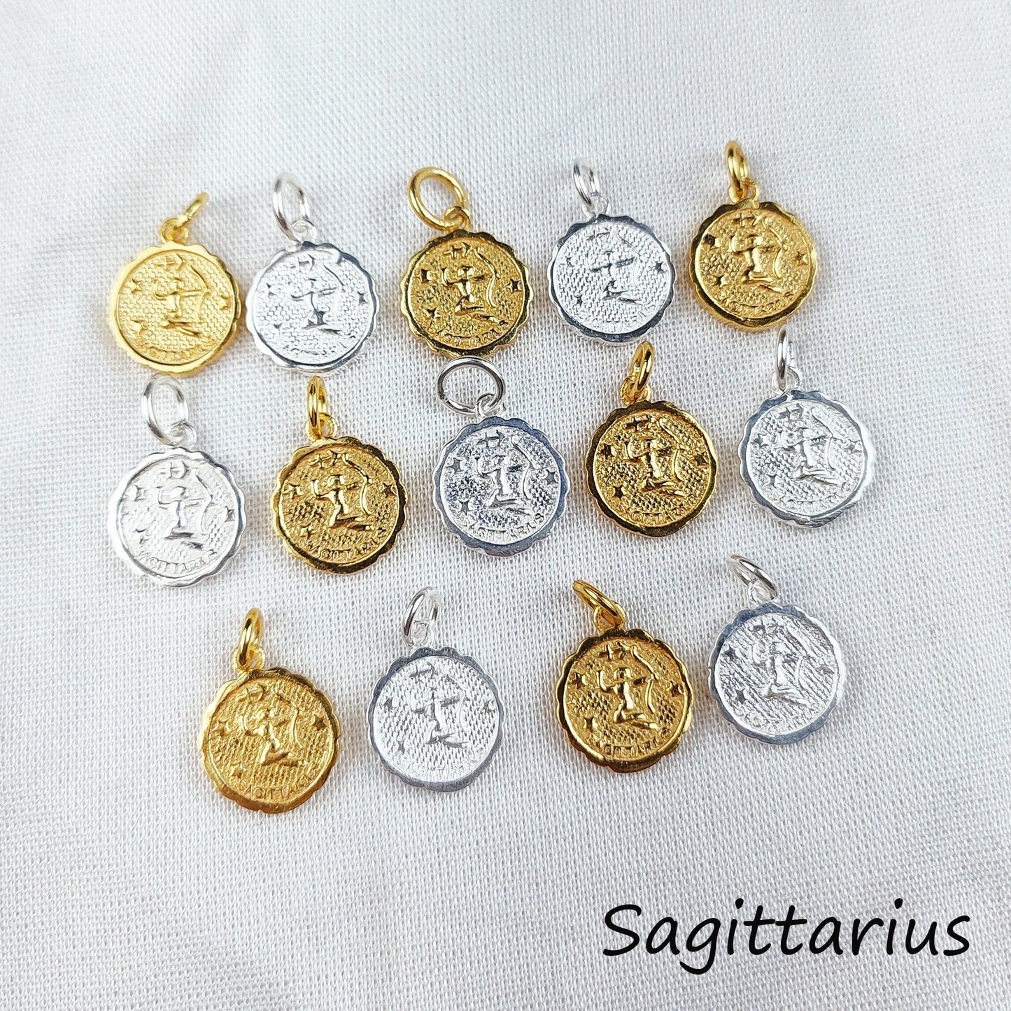 Sagittarius Necklace, Zodiac Pendant, Astrology Sign Necklace, Zodiac Sign Necklace, Personalized Necklace, Custom Zodiac Necklace - Charms And Spells