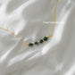 Raw Emerald Necklace, Rough Gemstone Crystal, Healing Stone, May Birthstone, Layering, Girlfriend, Gift for Her - Charms And Spells