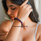 Natural Amethyst Gemstone Healing Bracelet, Spiritual Protection Balance Meditation Grounding Bracelet - Charms And Spells