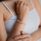 Raw Aquamarine Bracelet, Gemstone Bracelet, Ethnic Bracelet, Handmade Bracelet, Dainty Crystals Bracelet, Bracelet For Women - Charms And Spells