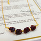 Red Garnet Necklace, Handmade Necklace, January Birthstone, Statement Jewelry, Gift For Her, Gift Necklace, Boho Necklace - Charms And Spells