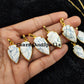Howlite Arrowhead Pendant, Gold Electroplated Plated Necklace, Pendant Necklace, Women Pendant, Dainty Jewelry, Gemstone Necklace - Charms And Spells