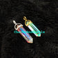 Doublet Opal Pencil Pendant, Gemstone Pencil Pendant, Ethnic Handmade Pencil Pendant, Silver/Gold Plated Jewelry, Imitation Pendant - Charms And Spells