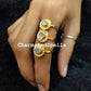 Genuine Moonstone Ring, 14K Gold Plated Ring, Handmade Moonstone Ring, Moonstone Ring, Boho Ring, Moon Stone Ring - Charms And Spells