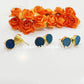 Druzy Electroplated Stud Earrings, Dainty Earrings Stud, Handmade Stud Earrings, Dainty Raw Gemstone Earrings, Wholesale Suppliers - Charms And Spells
