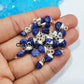 enuine Sodalite Charms Pendent, Sodalite Charms, DIY Jewelry Supplies for Jewelry Making, Electroplated Findings, Bulk Wholesale - Charms And Spells