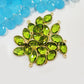 50% OFF On Peridot Connectors, 10x18mm Green Gemstone Pendant Connectors, Gold Plated Connectors, Jewelry Making Connectors - Charms And Spells