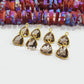 Smoky Quartz Connectors, Tringle Shaped Faceted Gemstone Connector, Earring Connector, Gold Plated, Single Bail Connector - Charms And Spells