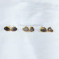 Tiny Herkimer Studs, Dainty Jewelry, Gold Electroplated, Birthstone Earrings, Minimalist Jewelry - Charms And Spells