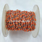 1 Feet Chain, Carnelian Rosary Chain, Orange Rosary Chain, 925 Silver Plated Chain, DIY Necklace Making Chain, 2.5-3mm Bead Size, Women DIY Bracelet - Charms And Spells