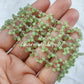 1 Feet Chain Sale!!!! Green Monalisa Thick Chain, Green Necklace Chain, Monalisa Wire Wrapped Chain, Rosary Bead Chain, Gemstone Chain - Charms And Spells