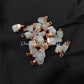 Big Sale On Raw Moonstone Electroplated Pendant Connectors, Gemstone Connectors, Copper Connectors, Raw Gemstone Connectors - Charms And Spells