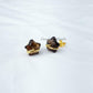 Smoky Quartz Earrings, Star Shape Stud Earrings, Quartz Jewelry, Gemstone Stud Earrings, Small Crystal Stud Earrings - Charms And Spells