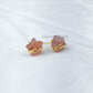 Natural Star shape Strawberry Quartz Studs, Women Jewelry, Star Jewelry, Gemstone Earrings, Pink Stone Earrings, Dainty earrings - Charms And Spells