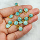 Natural Amazonite Pendant, Gold Plated Pendant, Hexagon Shape Amazonite Jewelry, Minimalist Jewelry, Gift For Wife, Wedding Jewelry - Charms And Spells