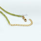 Peridot Choker Necklace, Faceted Peridot Jewelry, Crystal Jewelry, Beaded Necklace, Healing Crystals, Faceted Round Beads Necklace - Charms And Spells