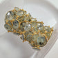 1 Feet Chain, Prehnite Gemstone Bezel Link Chain, Gold Plated Bezel Connector Chain, 12-16 MM Gemstone Connector Link Chain, DIY Necklace, Crafts Supplies - Charms And Spells