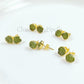 Peridot Crystal Earrings, Peridot Stud Earrings, Green Stone Jewellery, Gemstone Stud, Small Crystal Stud Earrings, Simple Earrings - Charms And Spells