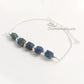 Rough Sapphire Bracelet, Raw Blue Sapphire Bracelet, Raw Sapphire September Birthstone Bracelet, Silver Plated Bracelet, Gemstone Bracelet - Charms And Spells