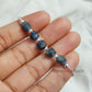 Rough Sapphire Bracelet, Raw Blue Sapphire Bracelet, Raw Sapphire September Birthstone Bracelet, Silver Plated Bracelet, Gemstone Bracelet - Charms And Spells