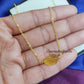 Natural Rough Citrine Necklace, Raw Birthstone Necklace, Gemstone Pendant, Raw Crystal Necklace, Layered Pendant Necklace, Dainty Jewelry - Charms And Spells
