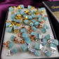 Raw Amazonite Crystal Connector | Truth & Harmony Stone Charm Pendant