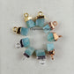 Raw Amazonite Crystal Connector | Truth & Harmony Stone Charm Pendant