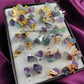 Raw Fluorite Crystal Connector | Clarity & Focus Stone Charm Pendant