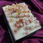 Raw Pink Opal Crystal Connector | Love & Emotional Healing Stone Charm Pendant