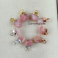 Raw Pink Opal Crystal Connector | Love & Emotional Healing Stone Charm Pendant